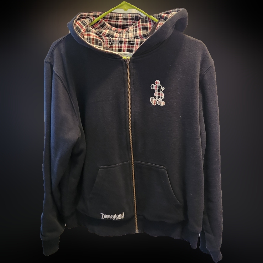 Disneyland Resort Reversible Zip Up Hoodie.
